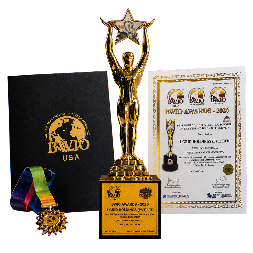 iBIKE BWIO Awards 2026 trophy, certificate, medal and recognition folder